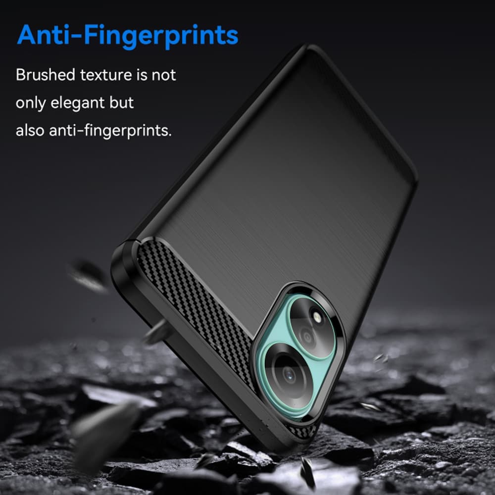 Techsuit Karbon Silikon Oppo A78 4G Černá - náhled 3