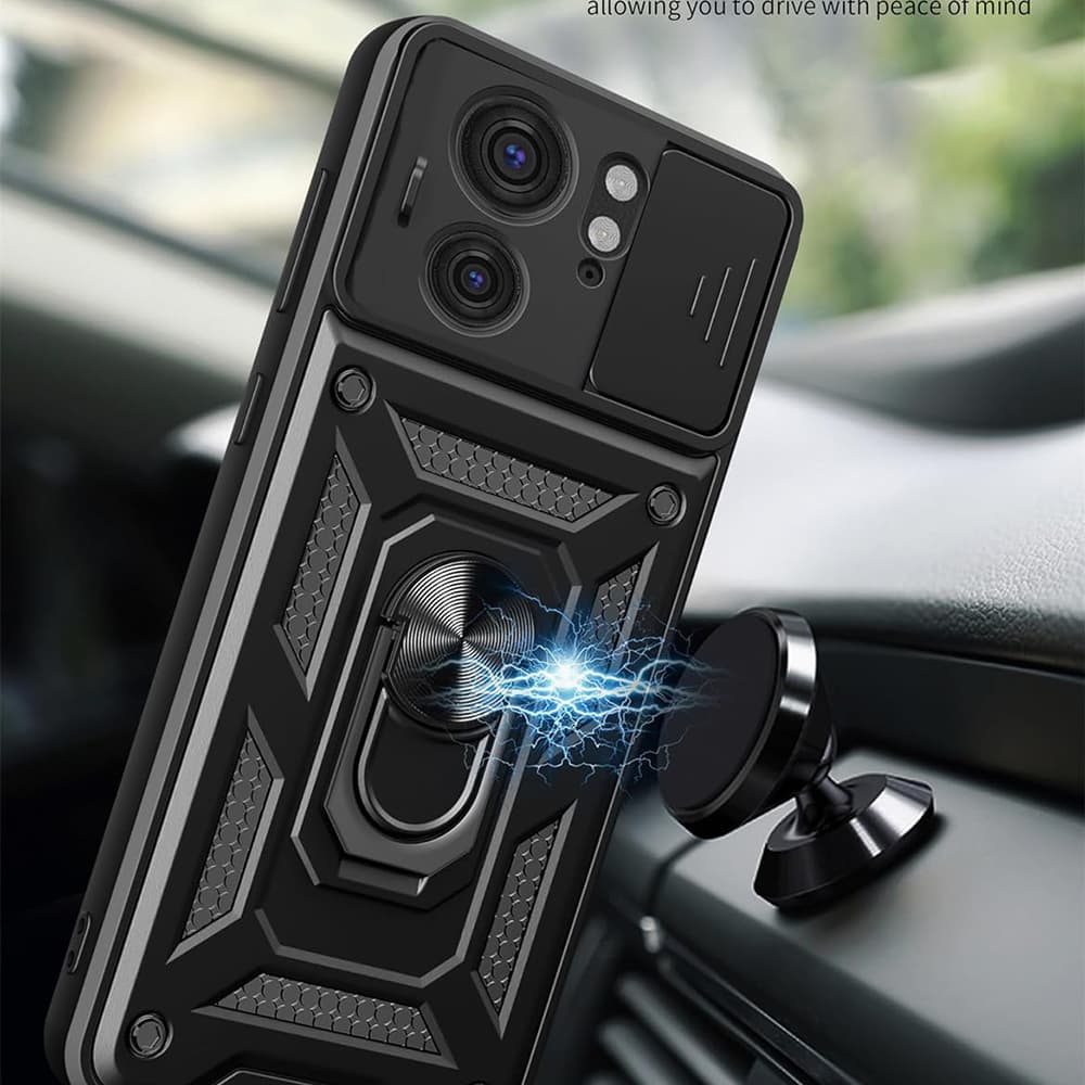 Techsuit CamShield řada Motorola Edge 40 Edge 2023 Černá - náhled 3