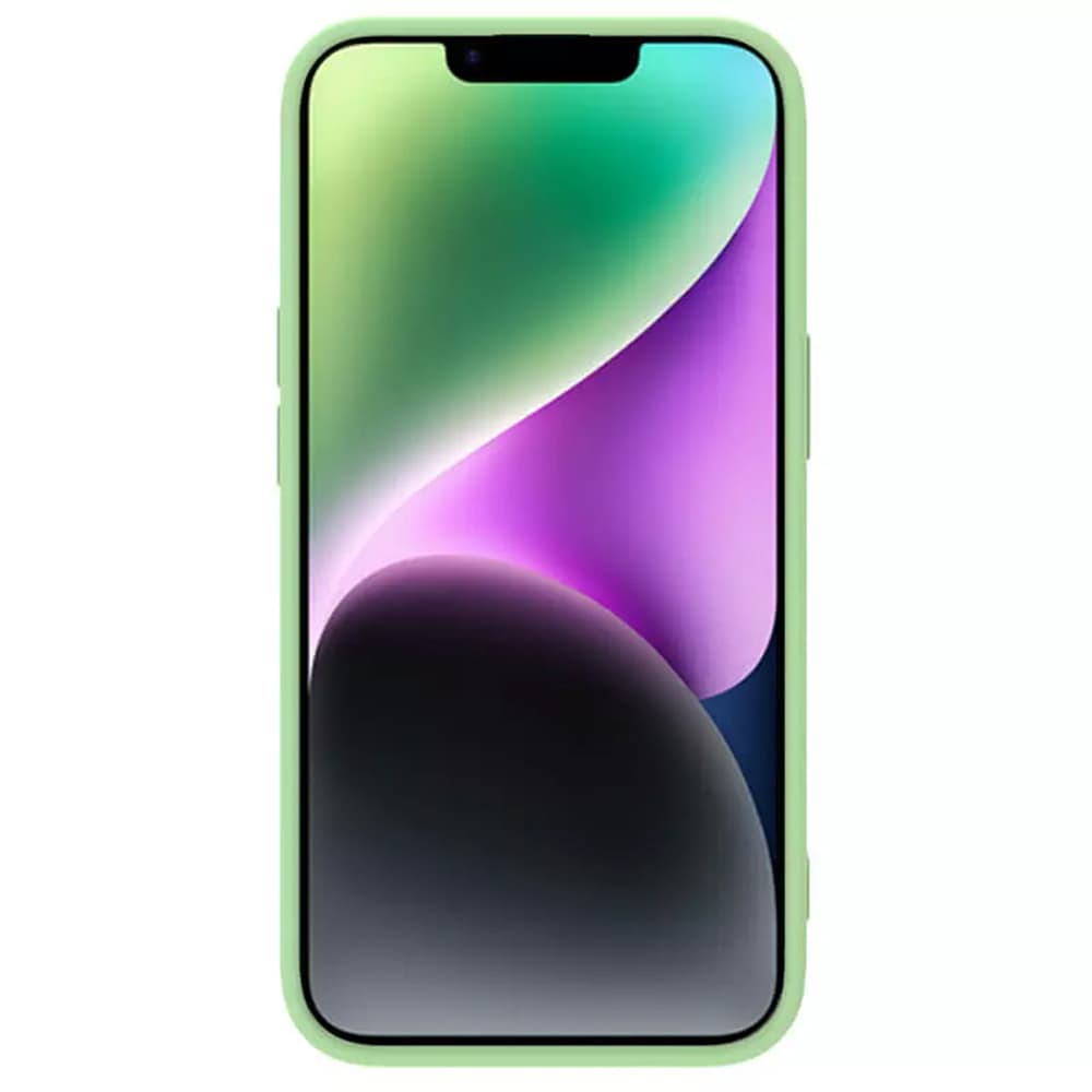 Nillkin CamShield Silikonový MagSafe iPhone 15 Plus Mátově zelená - náhled 3