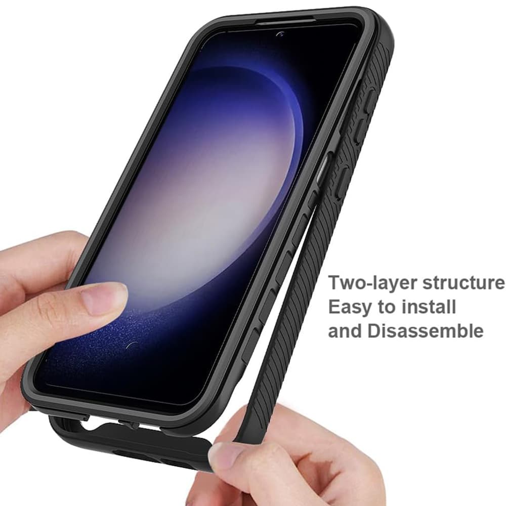 Techsuit Defense360 Pro Ochranné sklo Samsung Galaxy S23 FE Černá - náhled 3