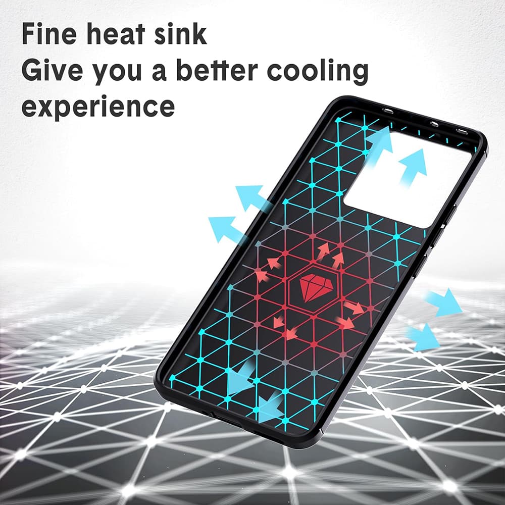 Techsuit Karbon Silikon Xiaomi 13T 13T Pro Černý - náhled 3