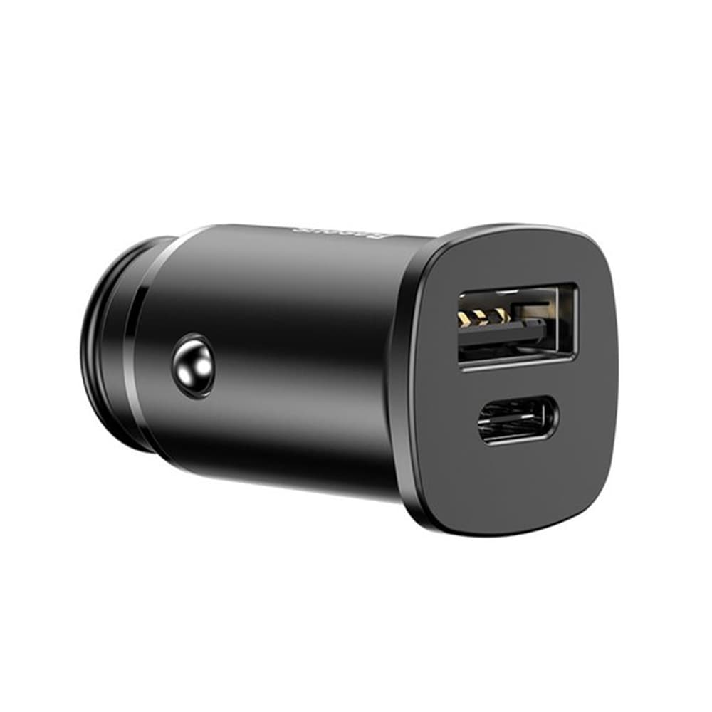 Baseus Autonabíječka CCALL-AS01 USB-C Rychlé nabíjení 5A Černá - náhled 3
