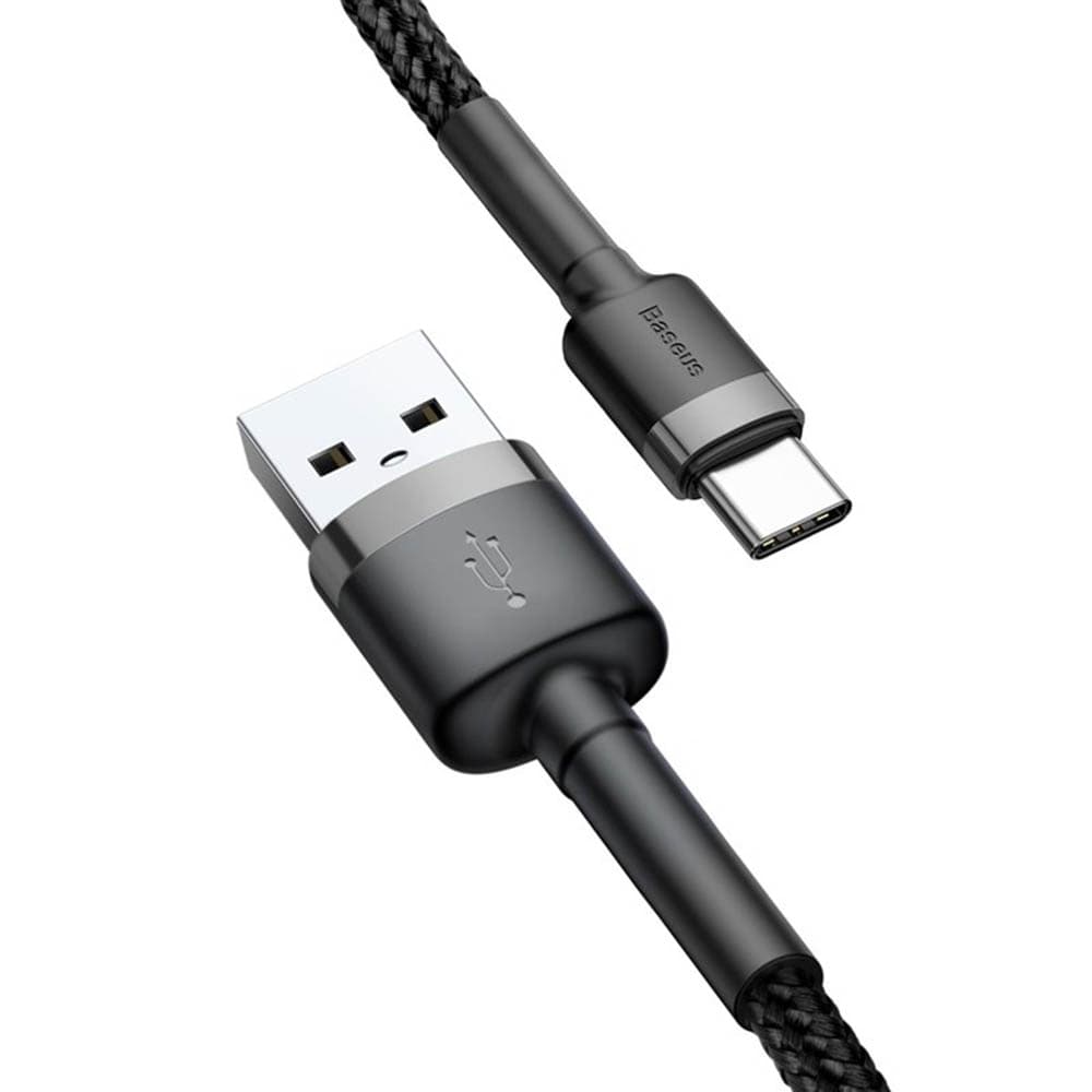 Baseus Datový kabel Cafule CATKLF-AG1 USB-C 0.5m Šedočerný - náhled 3