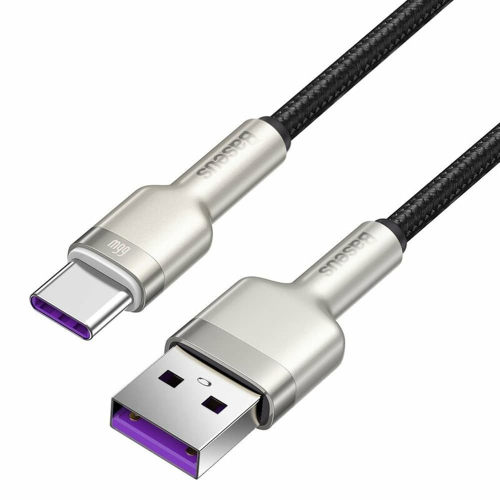 Baseus Kabel Cafule USB na Type-C 66W 25cm Černá - náhled 3