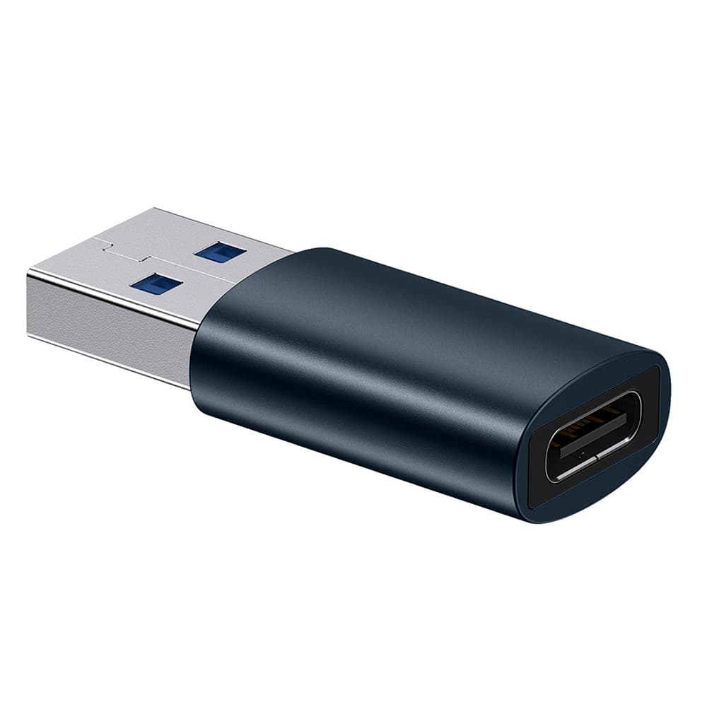 Baseus OTG Adaptér Ingenuity Series USB 3.1 na Type-C Modrý - náhled 3