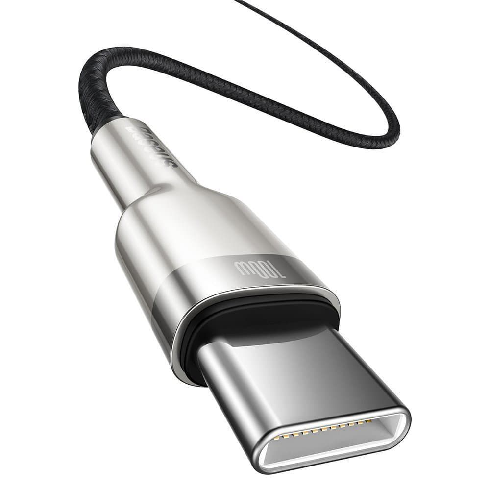 Baseus Cafule CATJK-C01 USB-C na USB-C 100W 1m Černá - náhled 3