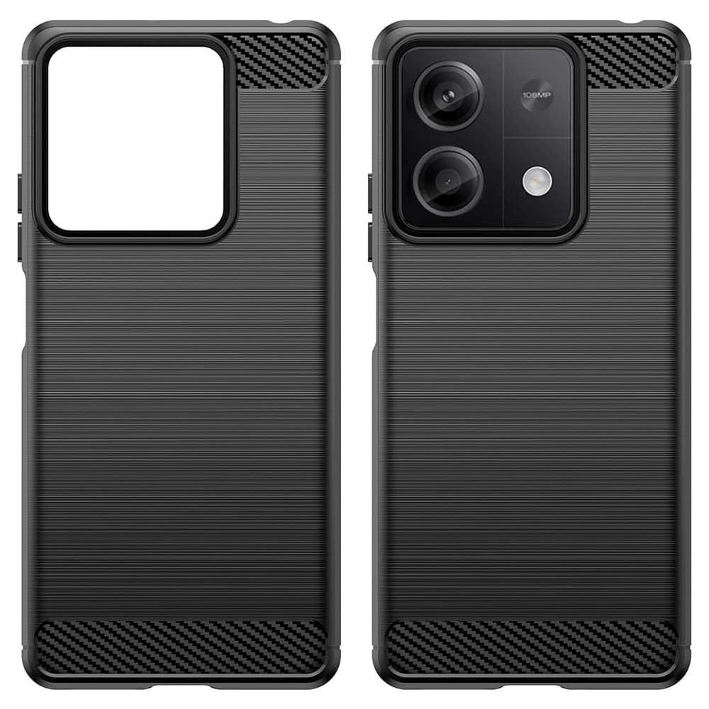 Techsuit Karbon Silikon Xiaomi Redmi Note 13 5G Černý - náhled 3