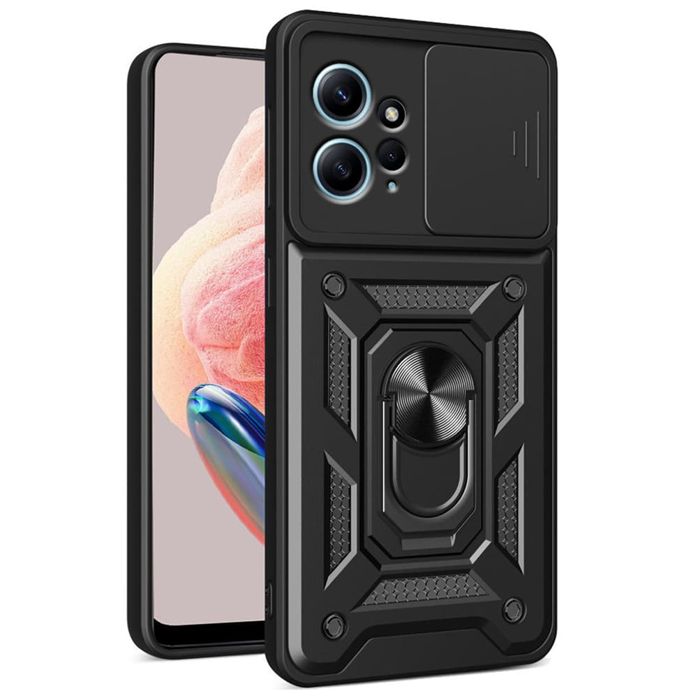 Techsuit CamShield řada Xiaomi Redmi Note 12 4G černá - náhled 3
