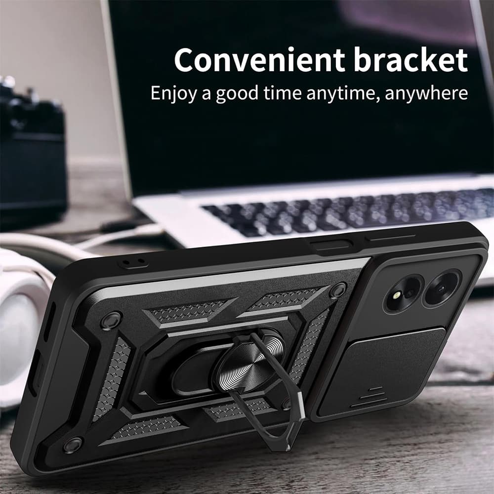 Techsuit CamShield Series Oppo A38 A18 Černý - náhled 3