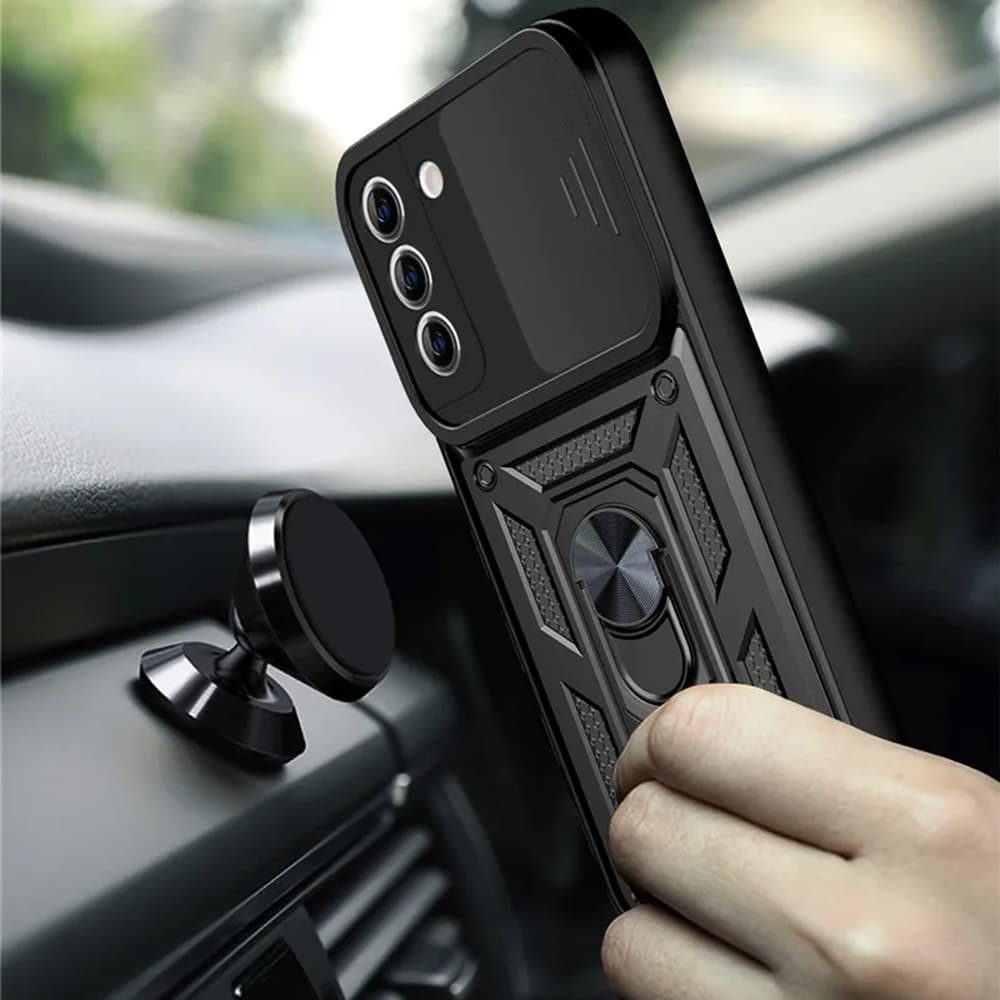 Techsuit CamShield řada Samsung Galaxy S21 5G Černá - náhled 3
