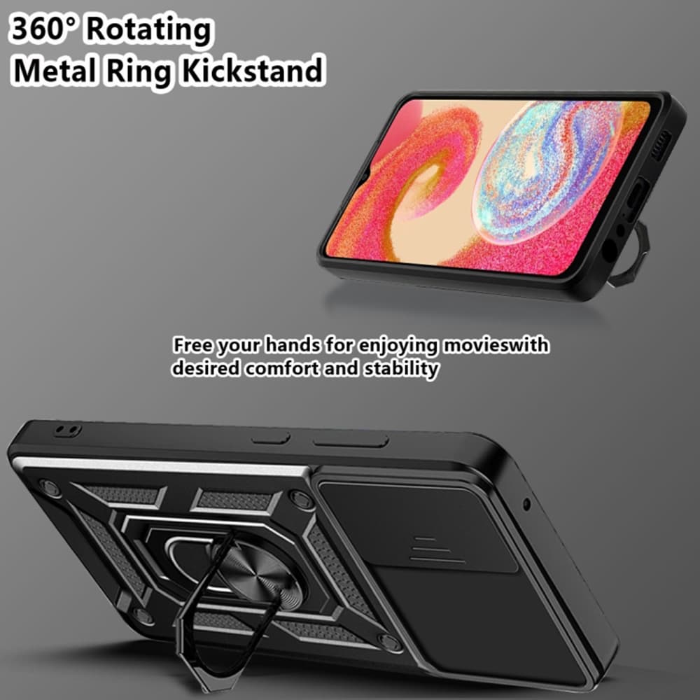 Techsuit CamShield Řada Samsung Galaxy A04e M04 Černá - náhled 3