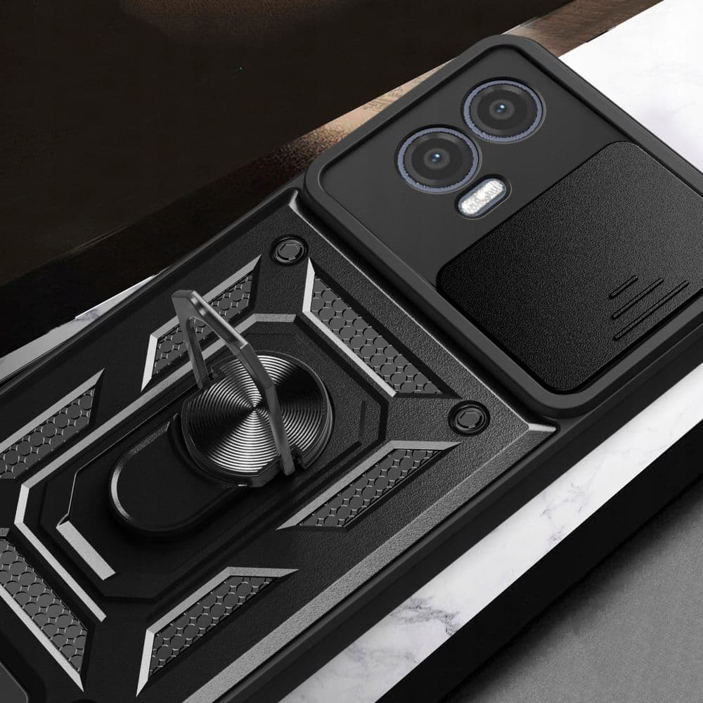 Techsuit CamShield Series Motorola Moto G73 Černá - náhled 3