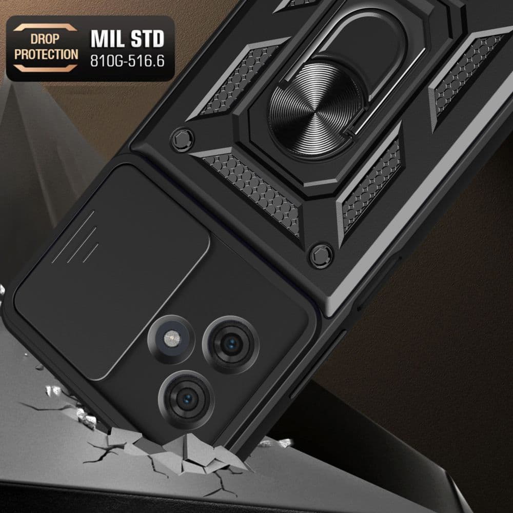 Techsuit Řada CamShield Motorola Moto G54 Černá - náhled 3
