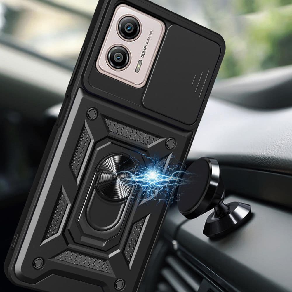Techsuit CamShield řada Motorola Moto G13 G23 G53 černá - náhled 3