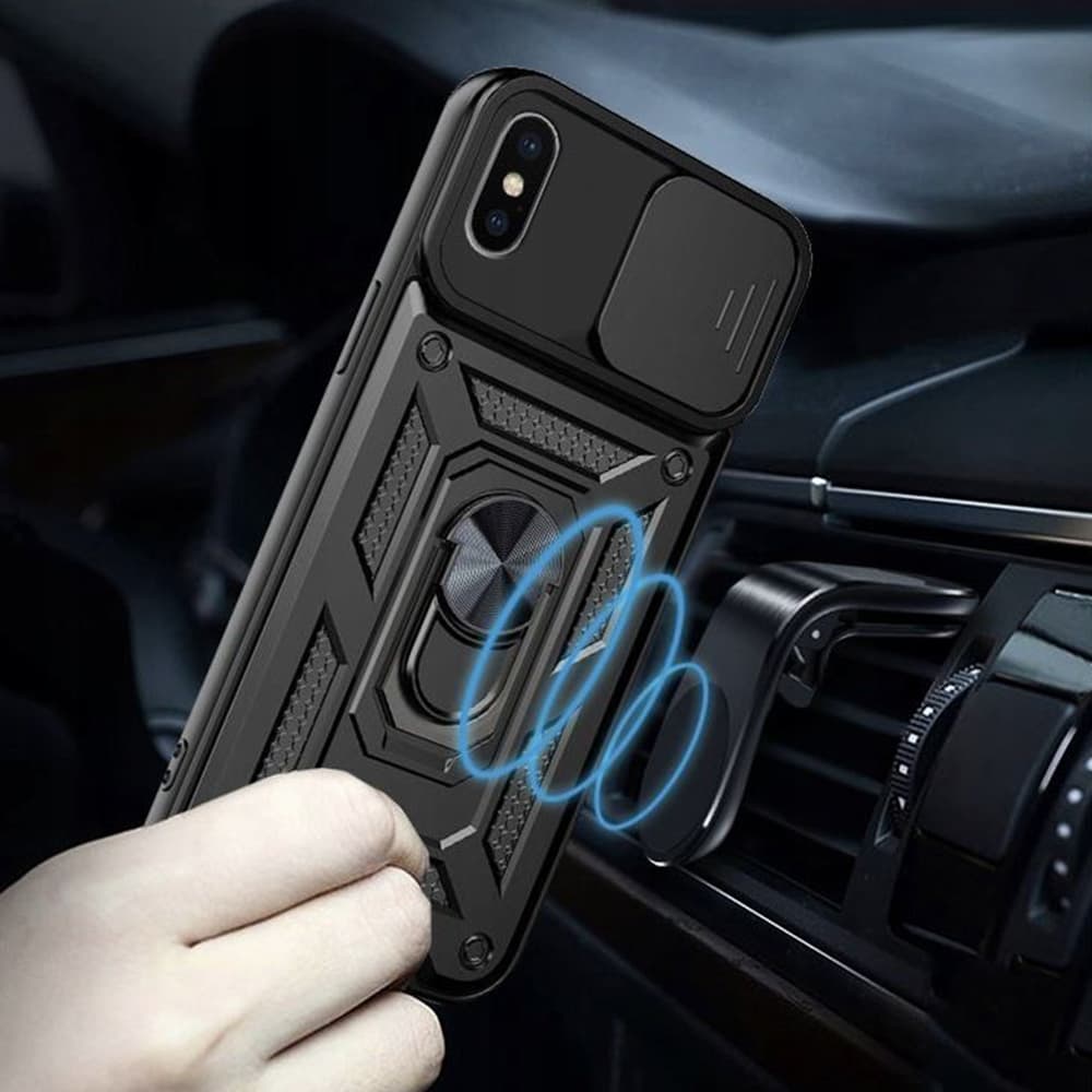 Techsuit CamShield řada iPhone XS Max černá - náhled 3