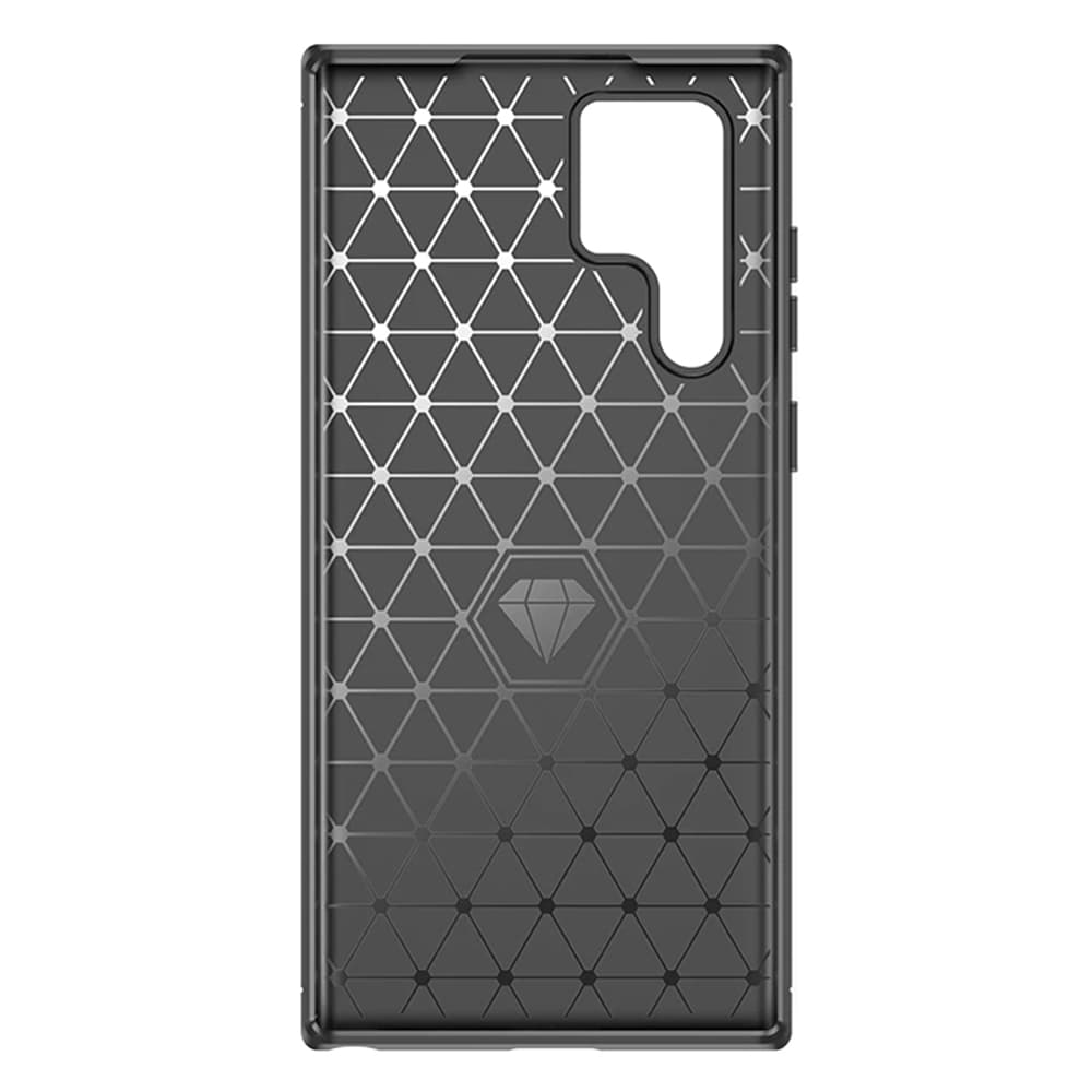 Techsuit Karbon Silikon Samsung Galaxy S24 Ultra Černý - náhled 3