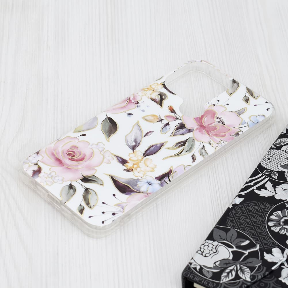 Techsuit Mramorová série Xiaomi Redmi A1+ A2+ Chloe bílá - náhled 3