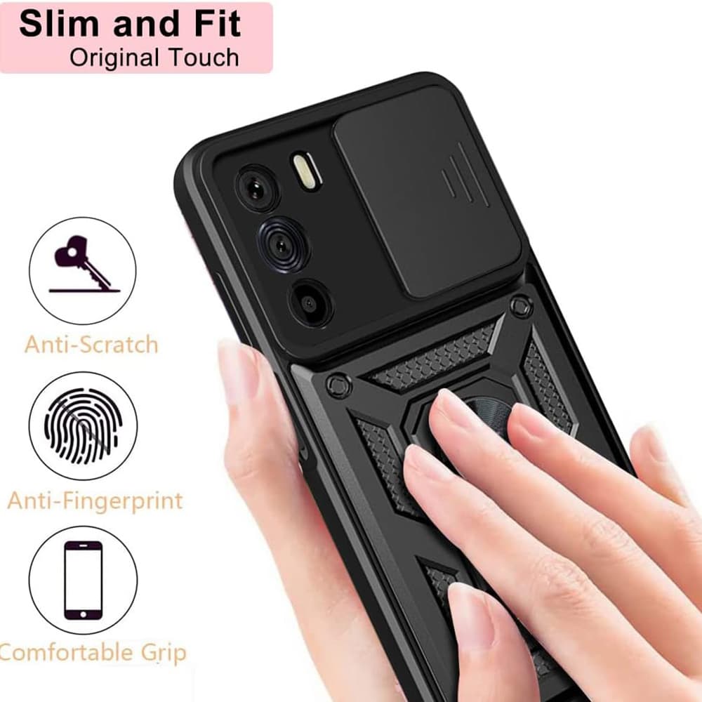Techsuit CamShield Series Motorola Edge 30 Černá - náhled 3