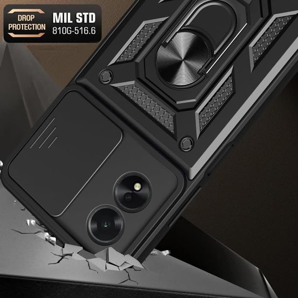 Techsuit CamShield Series pro Oppo A58 4G Černá - náhled 3