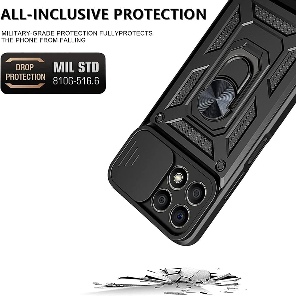 Techsuit Série CamShield Honor X6a Černý - náhled 3