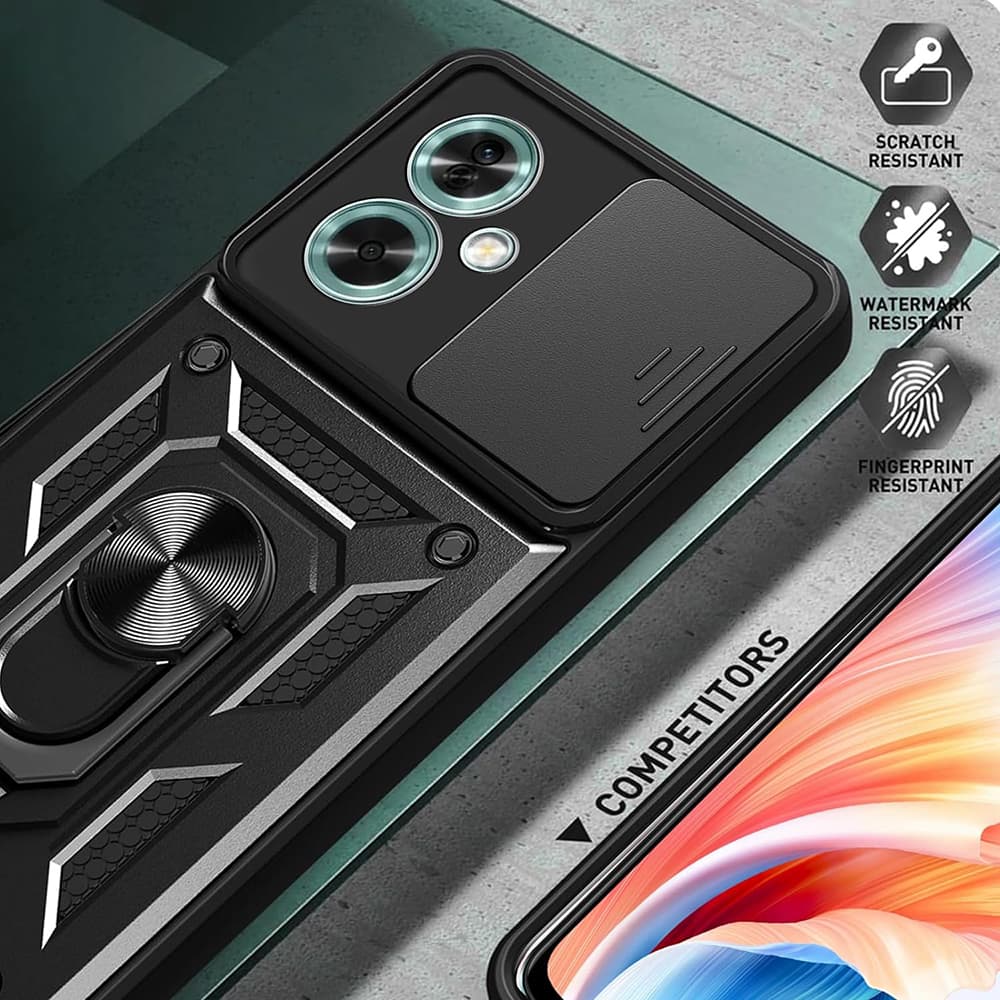 Techsuit CamShield Řada Oppo A79 5G OnePlus Nord N30 SE Černá - náhled 3