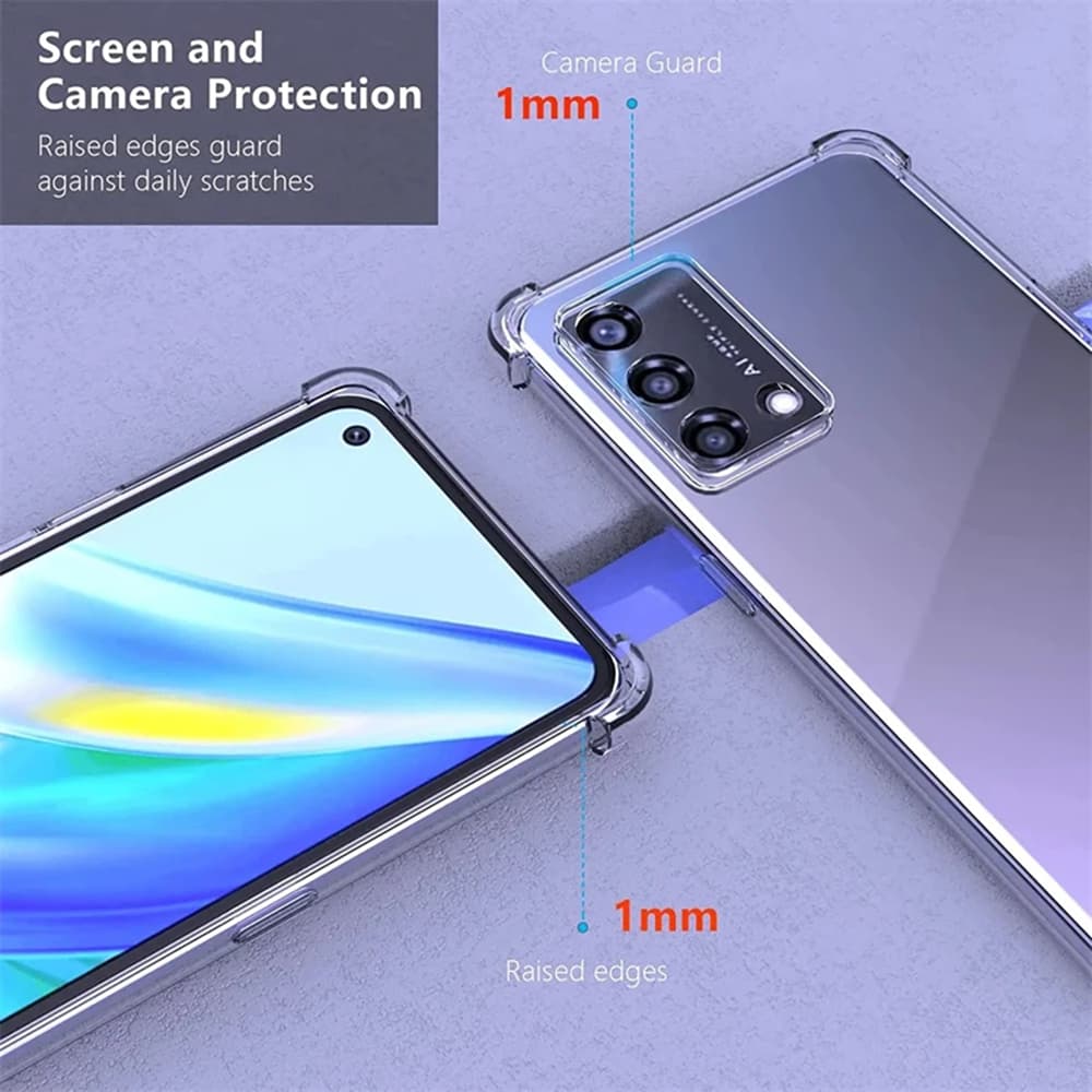 Techsuit Nárazuvzdorný Průhledný Silikon Oppo Reno10 Reno10 Pro - náhled 3