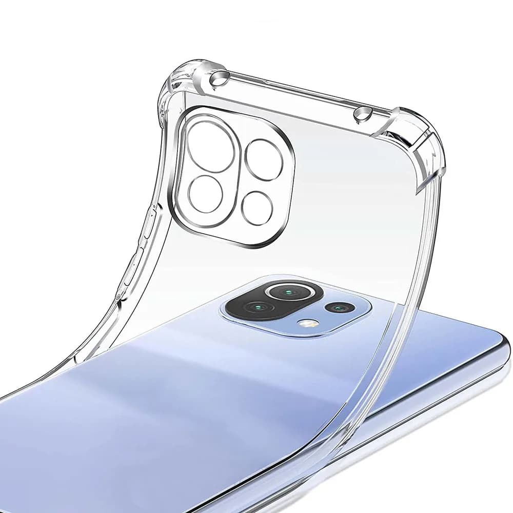 Techsuit Nárazuvzdorný Průhledný Silikon Xiaomi Mi 11 Lite 4G 5G NE - náhled 3