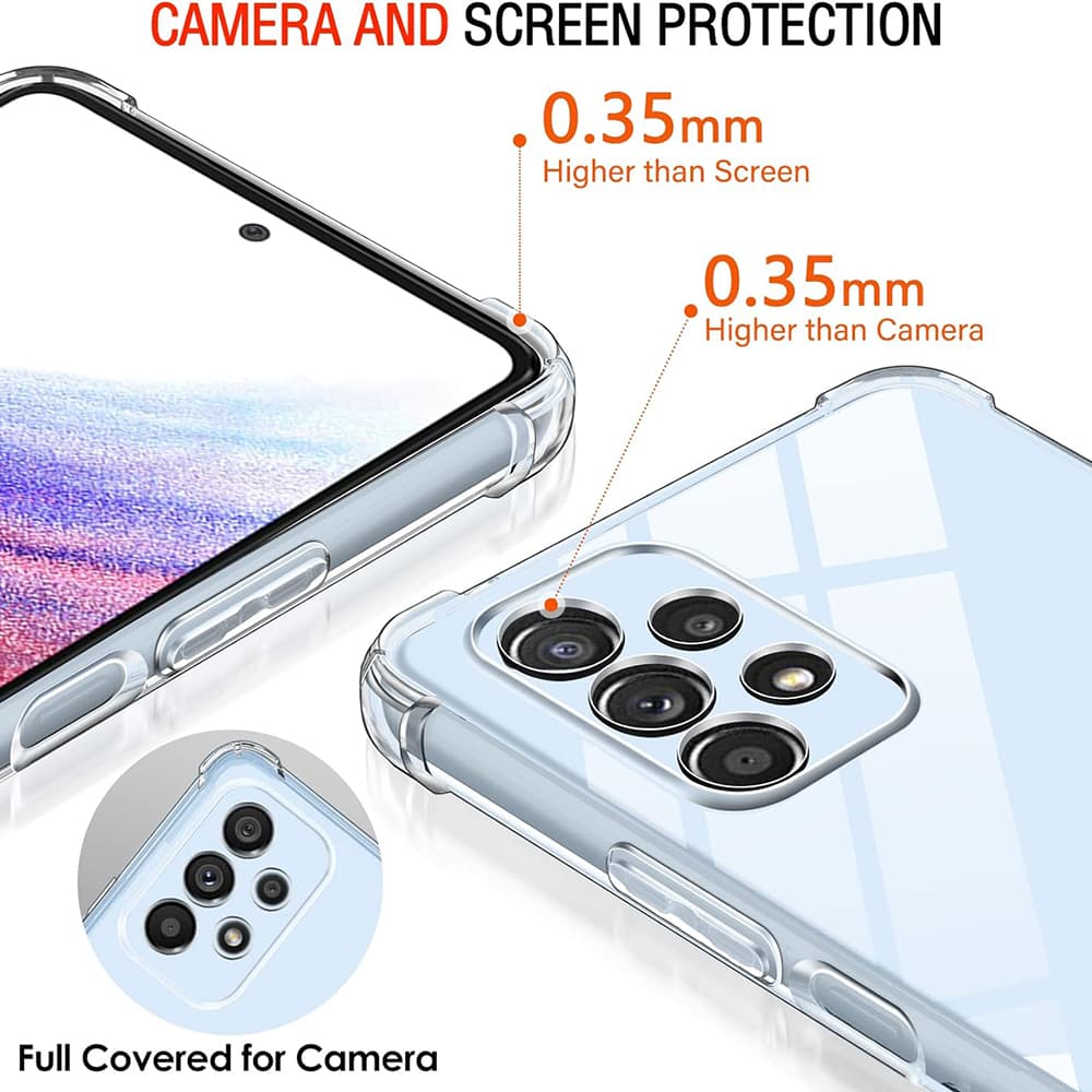 Techsuit Nárazuvzdorný Průhledný Silikon Samsung Galaxy A53 5G - náhled 3