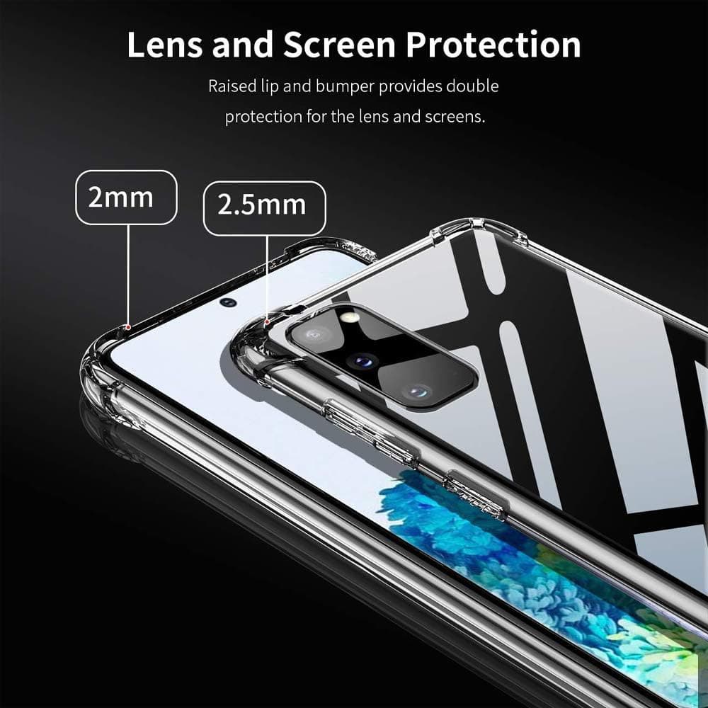 Techsuit Nárazuvzdorný Průhledný Silikon Samsung Galaxy S20 Plus - náhled 3