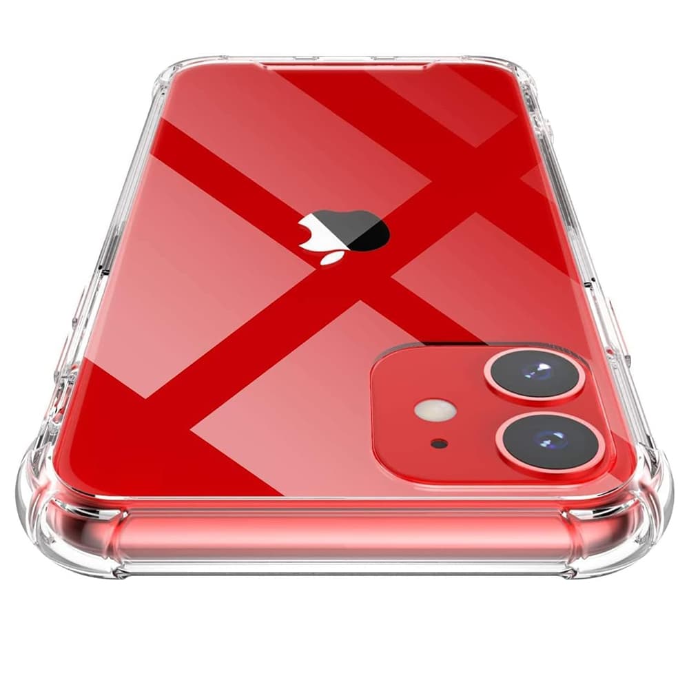 Techsuit Nárazuvzdorný Průhledný Silikon iPhone 11 Clear - náhled 3