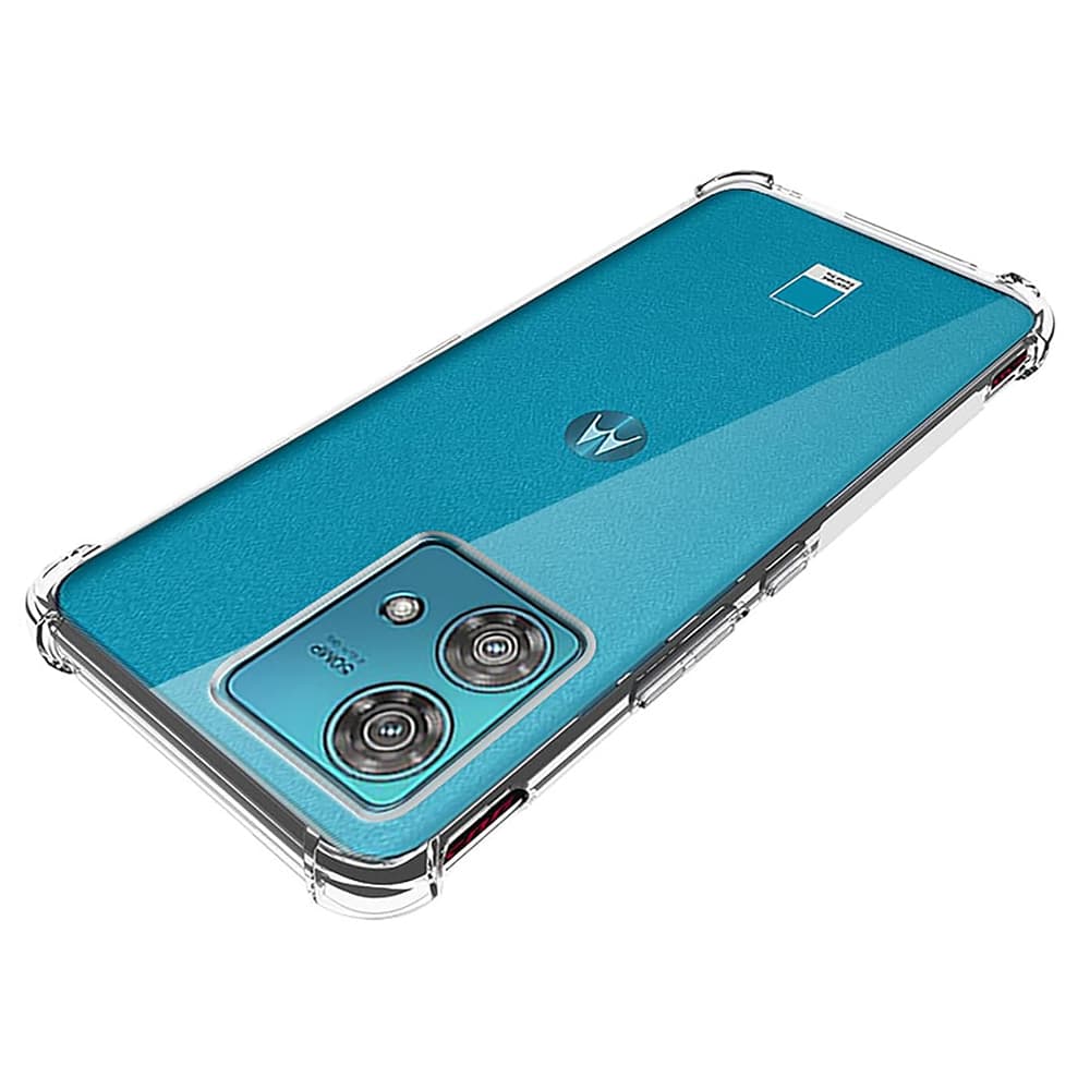 Techsuit Nárazuvzdorný Průhledný Silikon Motorola Edge 40 Neo Clear - náhled 3