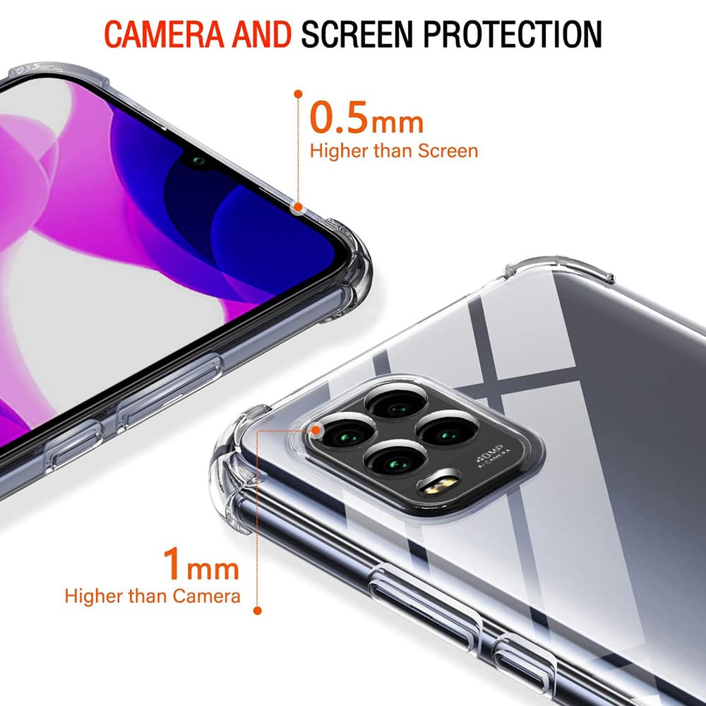 Techsuit Nárazuvzdorný Průhledný Silikon Xiaomi Mi 10 Lite - náhled 3