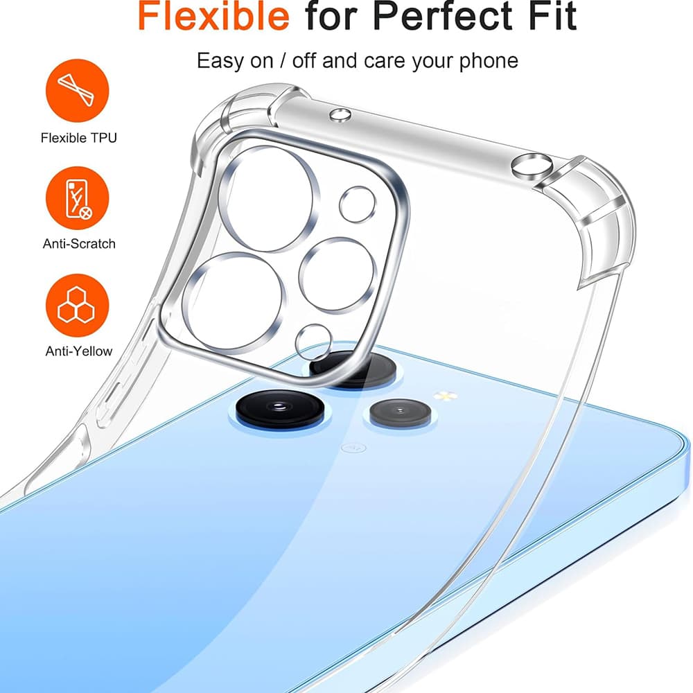 Techsuit Nárazuvzdorný silikonový kryt Xiaomi Redmi 12 4G 12 5G - náhled 3