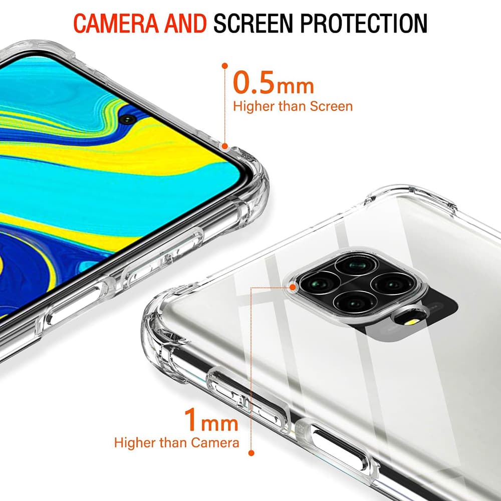 Techsuit Nárazuvzdorný Průhledný Kryt Xiaomi Redmi Note 9S Note 9 Pro Max - náhled 3