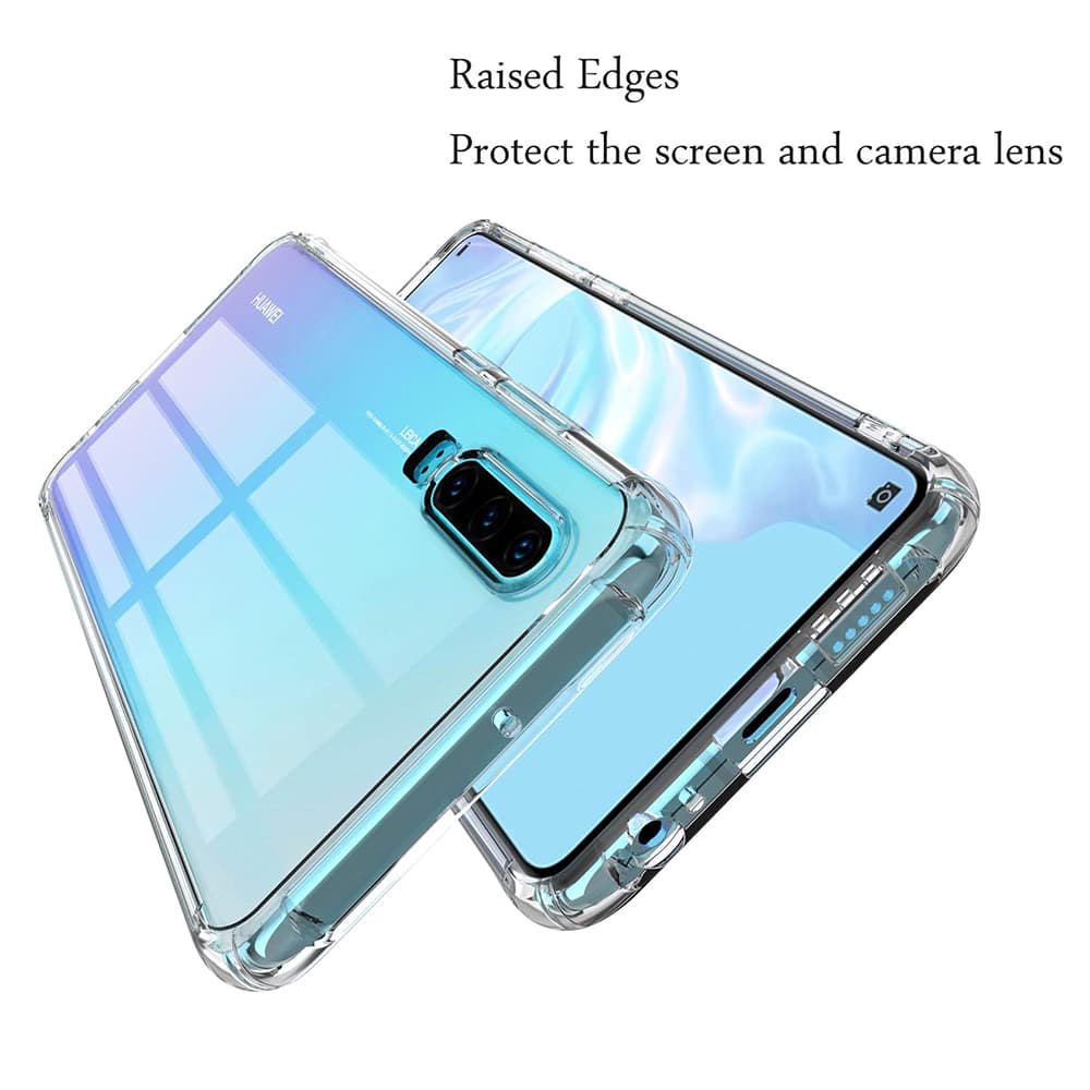 Techsuit Nárazuvzdorný Průhledný Silikon Huawei P30 Clear - náhled 3