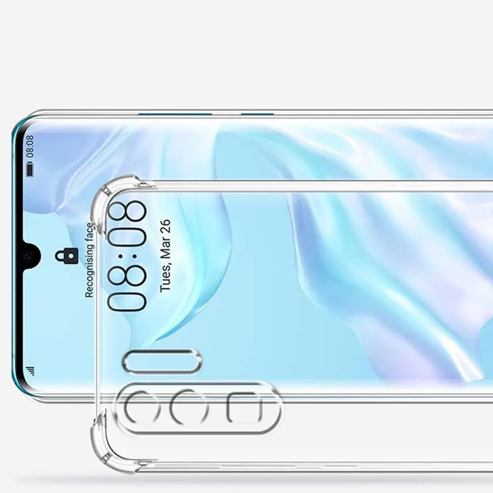Techsuit Nárazuvzdorný průhledný silikon Huawei P30 Pro P30 Pro NE - náhled 3