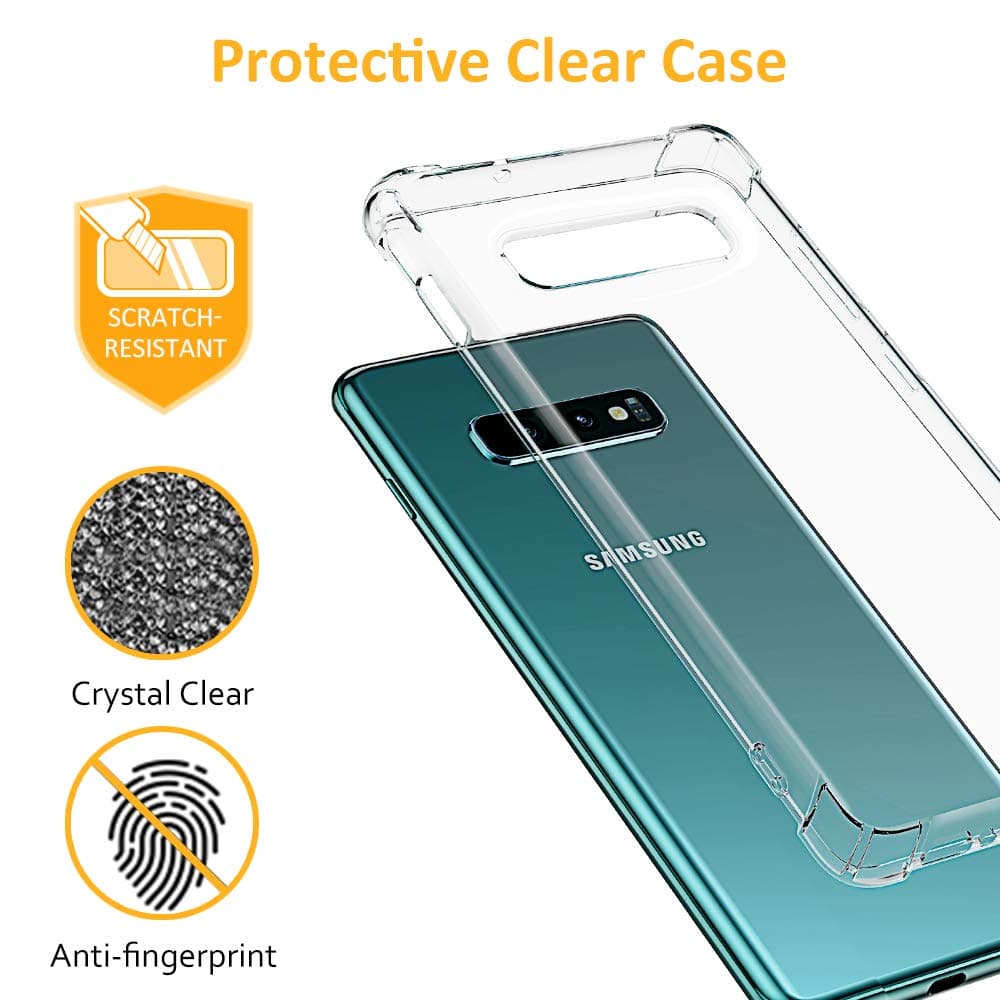 Techsuit Nárazuvzdorný Průhledný Silikon Samsung Galaxy S10e Clear - náhled 3