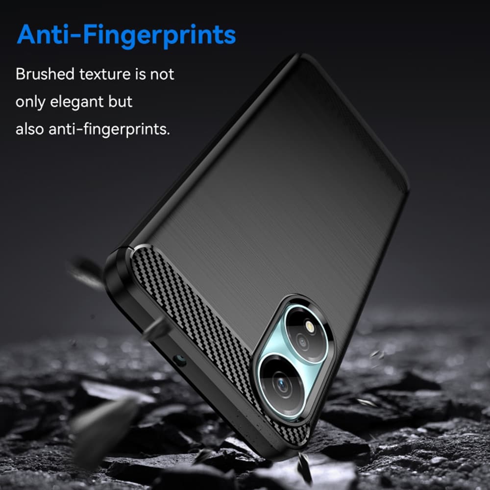 Techsuit Karbon Silikon Honor X7b X7b 5G 90 SMART Černý - náhled 3