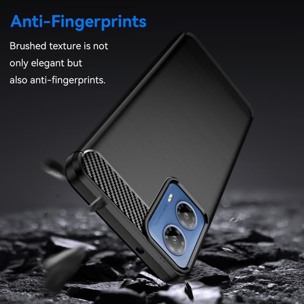 Techsuit Karbon Silikon Motorola Moto G34 Moto G45 Černý - náhled 3