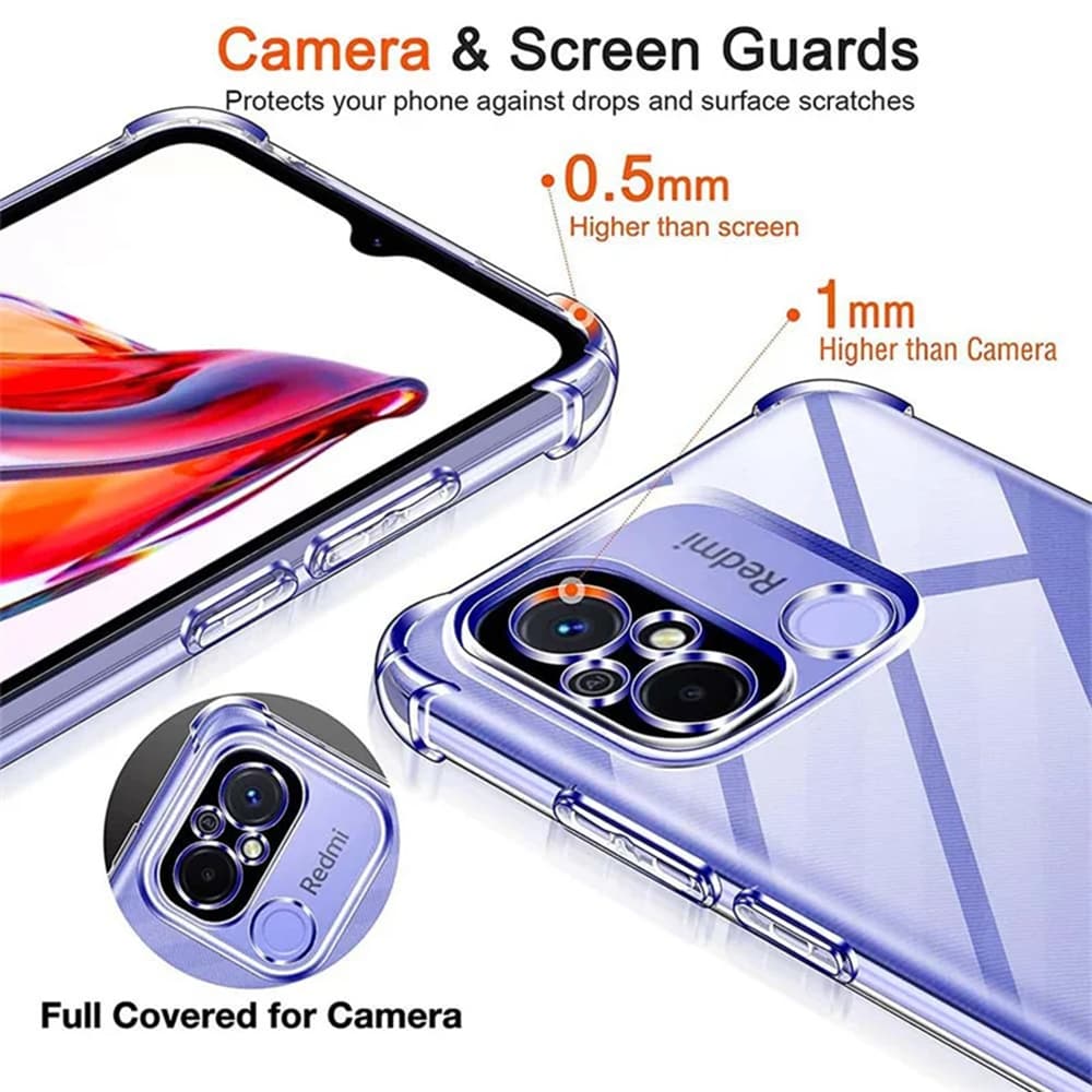 Techsuit Nárazuvzdorný průhledný silikon Xiaomi Redmi Note 11 Pro 12 Pro Clear - náhled 3