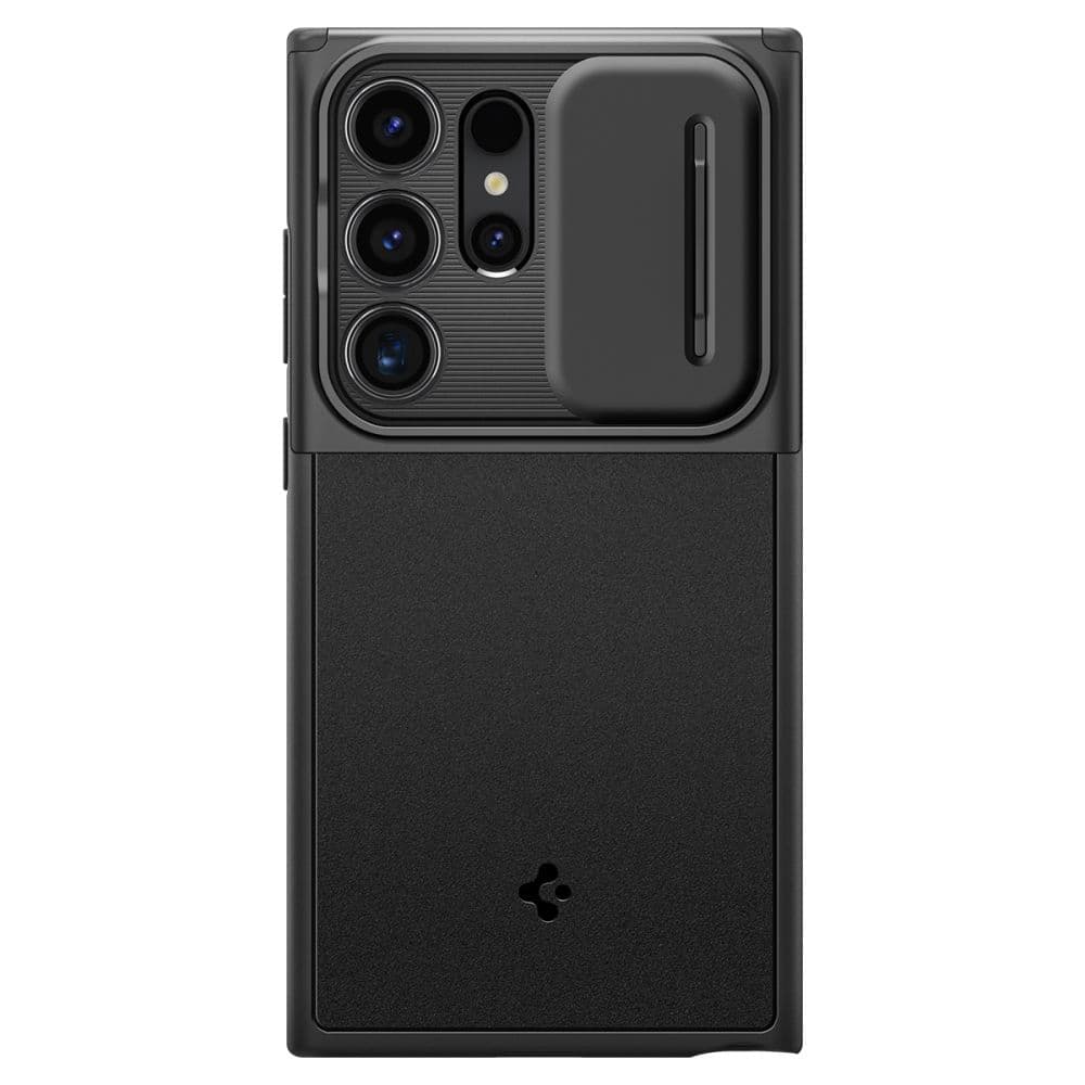 Spigen Optik Armor Samsung Galaxy S24 Ultra Černá - náhled 3