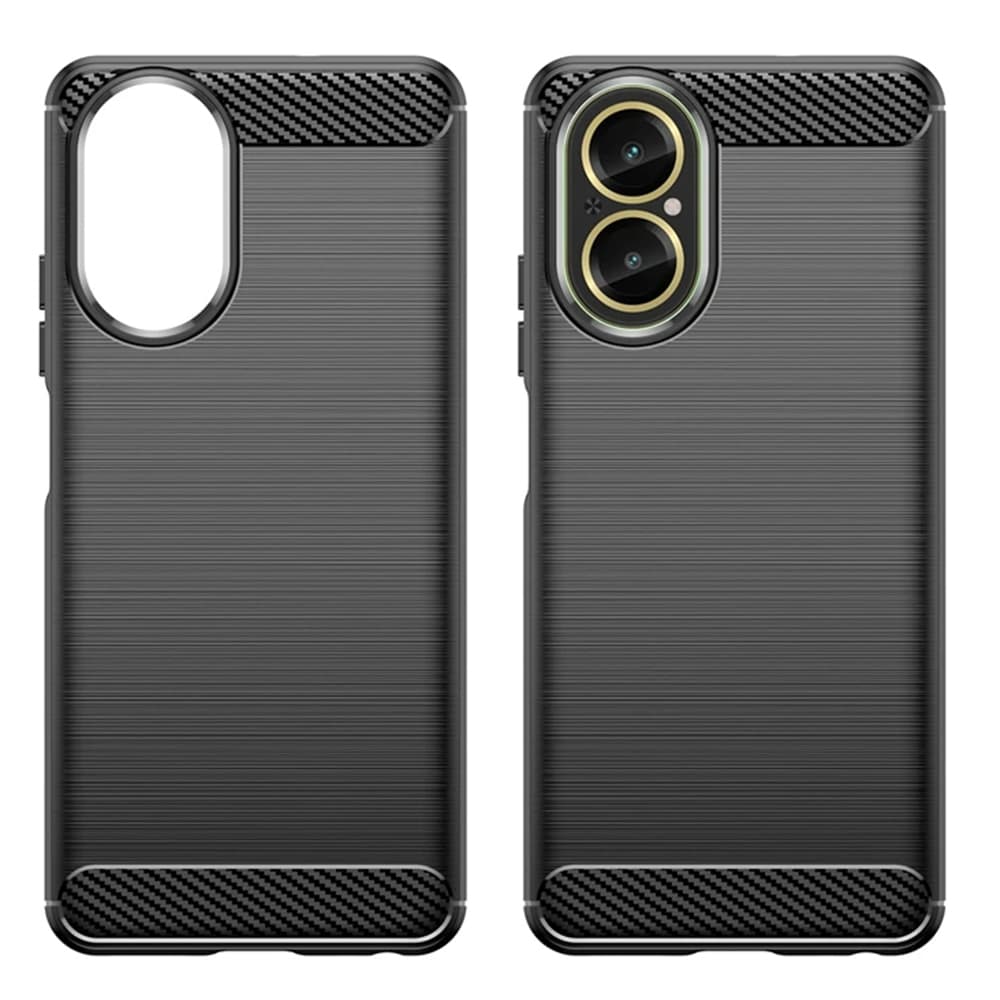Techsuit Karbon Silikon Realme C67 4G Black - náhled 3