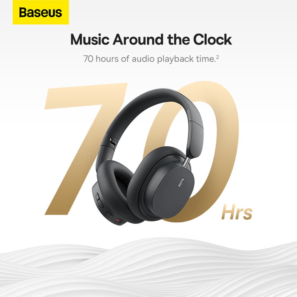 Baseus Bezdrátová sluchátka Bowie D05 Bluetooth 5.3 ENC Šedá - náhled 3