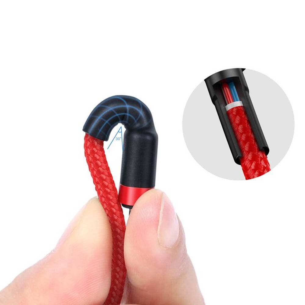 Baseus Cafule USB-C USB-C 60W 1m Červenočerný kabel - náhled 3