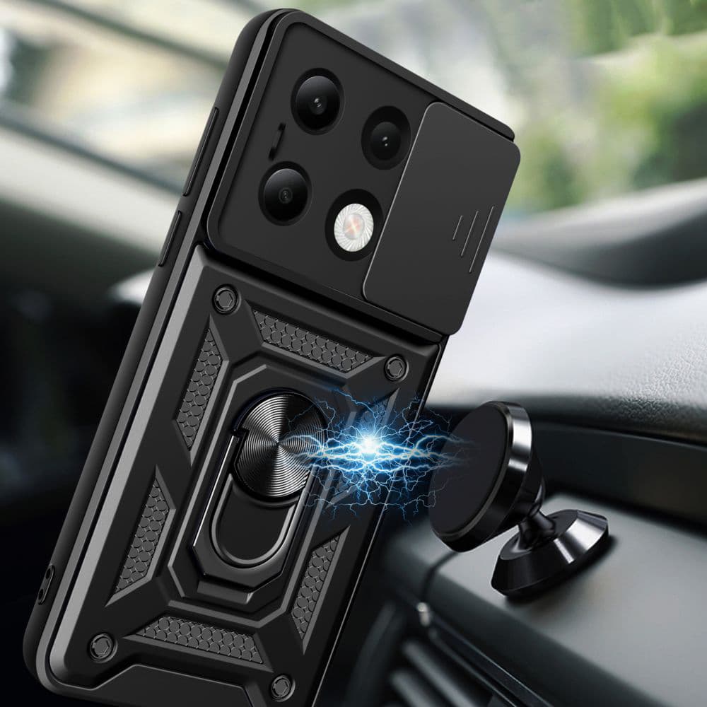 Techsuit CamShield Series Xiaomi Redmi Note 13 4G Černá - náhled 3