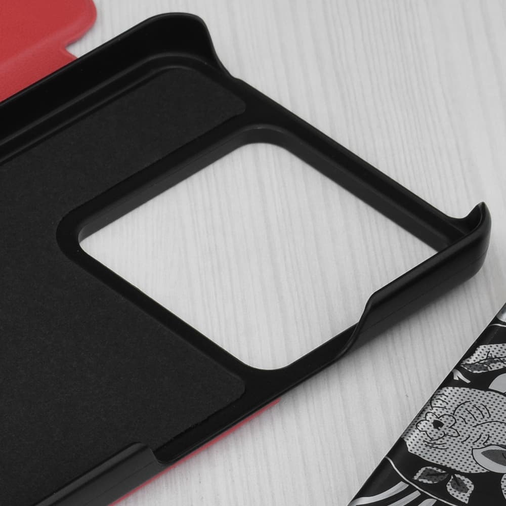 Techsuit eFold řada Xiaomi Redmi Note 13 Pro 5G Poco X6 červené - náhled 3