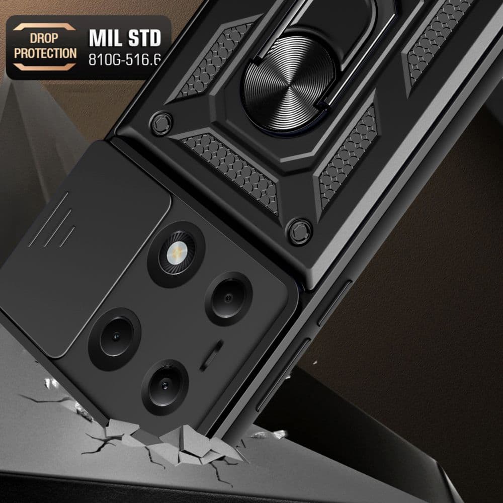 Techsuit CamShield Series Xiaomi Redmi Note 13 Pro 4G Černá - náhled 3
