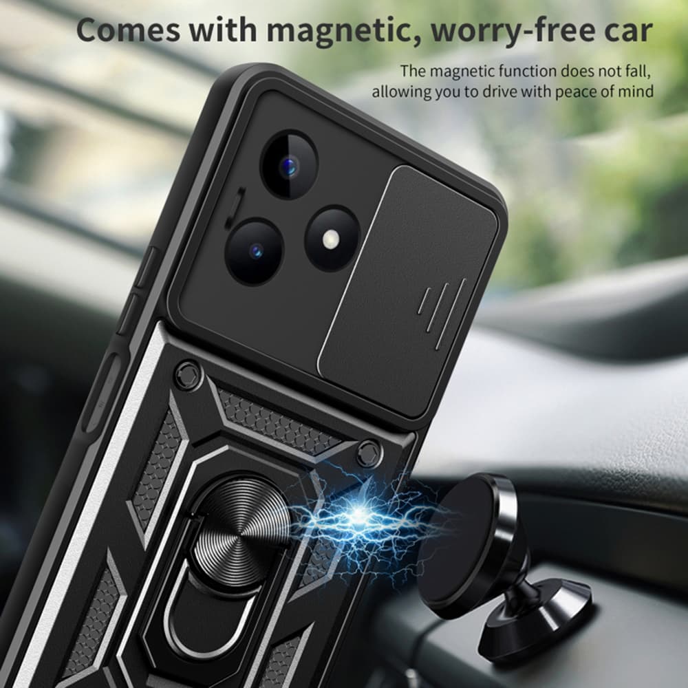 Techsuit Řada CamShield Realme C51 Note 50 Černá - náhled 3