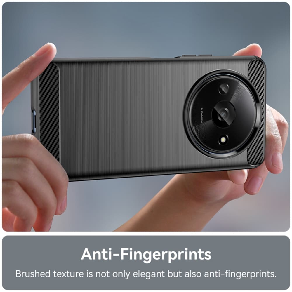 Techsuit Karbon Silikon Xiaomi Redmi A3 Redmi A3x Černý - náhled 3