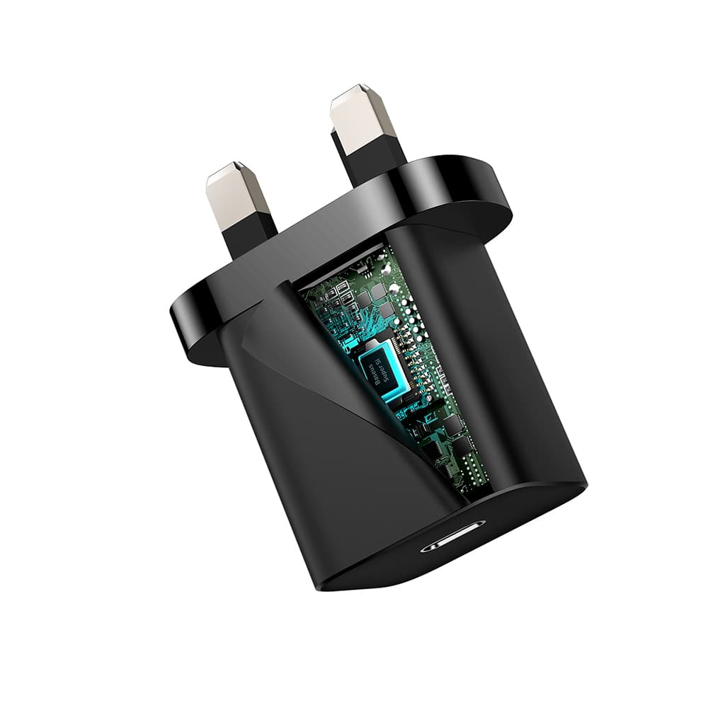 Baseus Super Si rychlonabíječka 20W Type-C Black - náhled 3